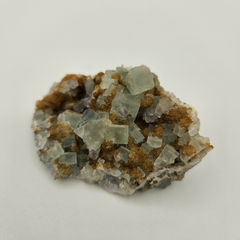 Drusa de Fluorita verde y violeta cúbica - comprar online