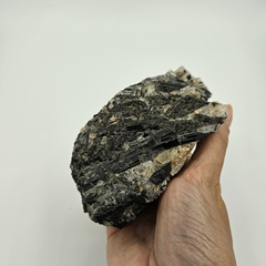 Imagen de Cuarzo Blanco con Turmalina Negra