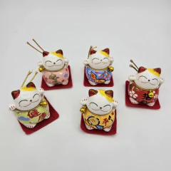 Gatito de la fortuna de cerámica