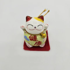 Gatito de la fortuna de cerámica - Piedras en Córdoba