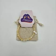 Pulsera de Calcita Amarilla- Bolitas