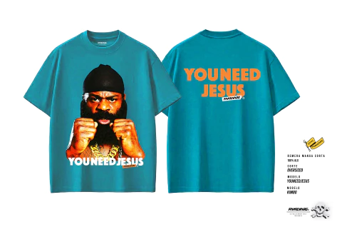 REMERA YOUNEEDJESUS KIMBO SUPERSIZED - comprar online
