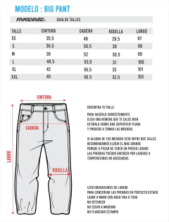 PANTALON BIG PANT BAGGY NEGRO en internet