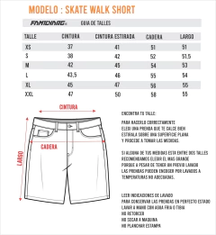 BERMUDA GABARDINA SKATE WALKSHORT en internet