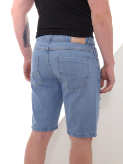 Bermuda Jeans Masculina Clara Rasgadinha Koenig - loja online