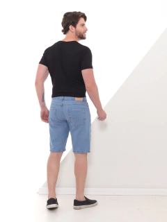 Bermuda Jeans Masculina Clara Rasgadinha Koenig - Pátria Brasil Jeans | Loja Online Oficial