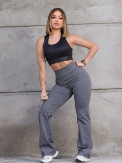 Imagem do Calça Legging Flare Bailarina Leg Boca De Sino Cintura Alta