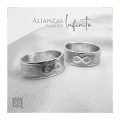 Alianzas Infinito en plata - comprar online