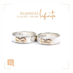 Alianzas Infinito en plata y oro
