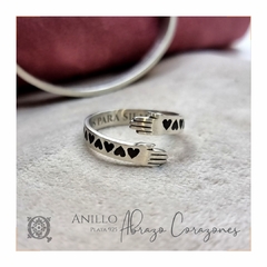 Anillo Abrazo Corazones - comprar online