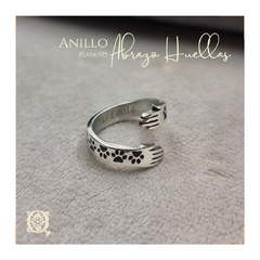 Anillo Abrazo Huellas - comprar online