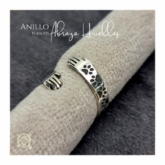 Anillo Abrazo Huellas - tienda online