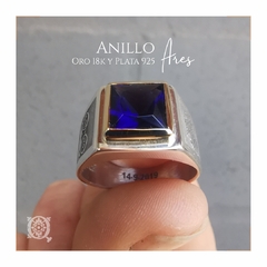 Anillo Ares con Oro - Quimbaya Orfebrería 
