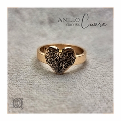 Anillo Cuore - Quimbaya Orfebrería 