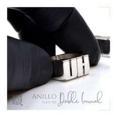 Anillo Doble Inicial - comprar online