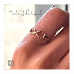 Anillo Hilo Infinito - Quimbaya Orfebrería 