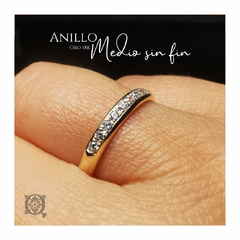 Imagen de Anillo Medio Sinfin de Oro