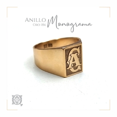 Anillo Monograma - Quimbaya Orfebrería 