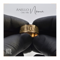 Anillo Noma en relieve - Quimbaya Orfebrería 