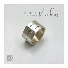 Anillo Nombres doble en internet