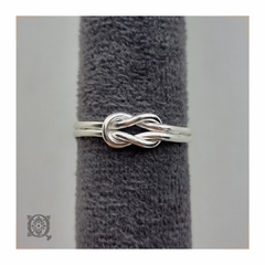 Anillo Nudo en plata - tienda online