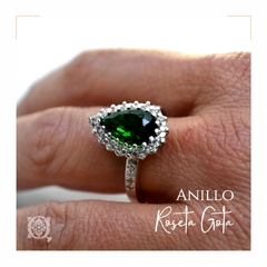 Anillo Plata y piedras