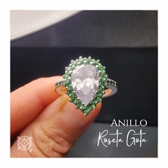 Anillo Roseta Gota