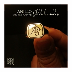 Anillo Sello Iniciales en internet