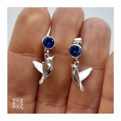 Aros Colibri con circón