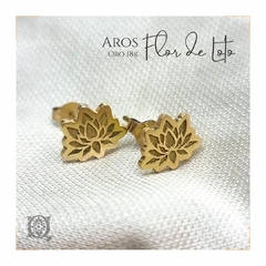 Aros Flor de Loto mini - comprar online