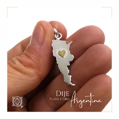Dije Argentina Plata y Oro - comprar online