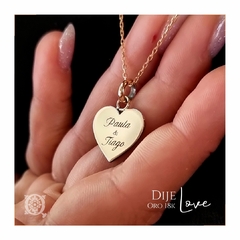Dije Love de Oro - Quimbaya Orfebrería 