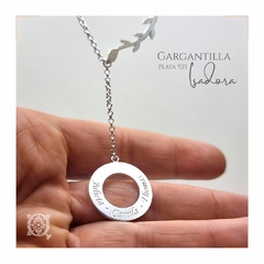 Gargantilla Isadora en plata - comprar online