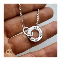 Gargantilla Lazo de Amor plata - Quimbaya Orfebrería 