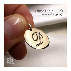 Medalla Inicial en Oro en internet
