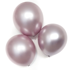 GLOBOS CROMADOS COLOR LILA FRANCES x5