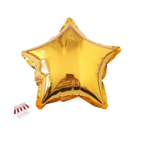 GLOBO ESTRELLA DORADA 23cm