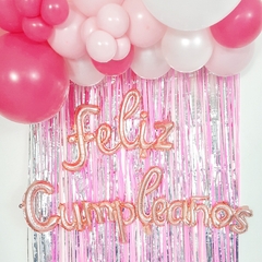 FELIZ CUMPLEAÑOS CURSIVA ROSÉ en internet
