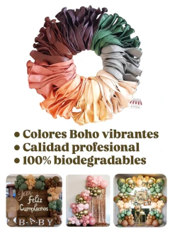 GLOBOS COLOR CHOCOLATE 12 PULGADAS x10 en internet