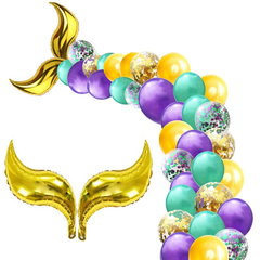 GLOBO CURVA DORADO 62cm x 2 unidades - comprar online