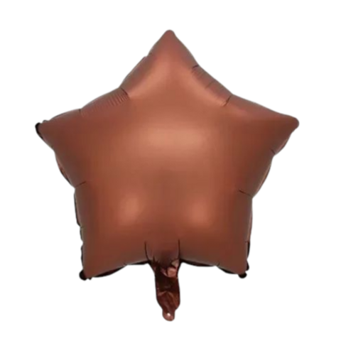 GLOBO ESTRELLA CHOCOLATE SATÍN DELUXE - comprar online