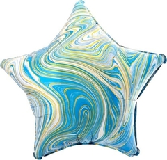 GLOBO ESTRELLA SUPERNOVA CELESTE 45cm