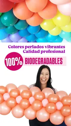 GLOBOS PERLADOS SALMÓN 12" x10 - comprar online