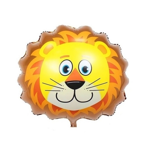 GLOBO LEÓN METALIZADO 40cm - comprar online