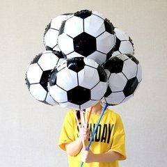 PACK x5 GLOBOS PELOTA DE FÚTBOL 45cm