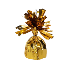 BASE PESO ANCLAJE PARA GLOBOS HELIO DORADA - comprar online