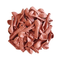 GLOBOS 5 PULGADAS COLOR ROSA PALO x10