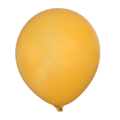 GLOBOS MOSTAZA 12 PULGADAS x5