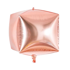 GLOBO CUBO ROSE GOLD 50cm - comprar online