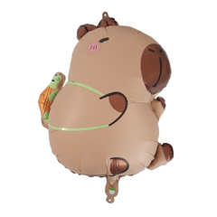 GLOBO CAPIBARA MOCHILITA METALIZADO 50cm - comprar online